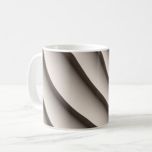 Taza De Café Sleek Patrón 3D Diseño Mug