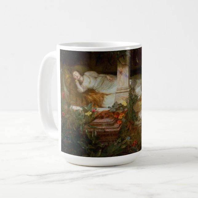 Taza De Café Sleeping Beauty (Handsome Prince Saves Princess) (Anverso izquierdo)