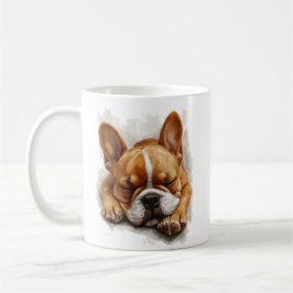 Taza De Café Sleeping French Bulldog Mug