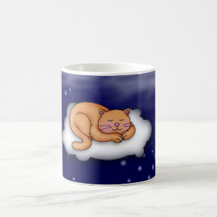 Taza De Café Sleeping Kitty Mug