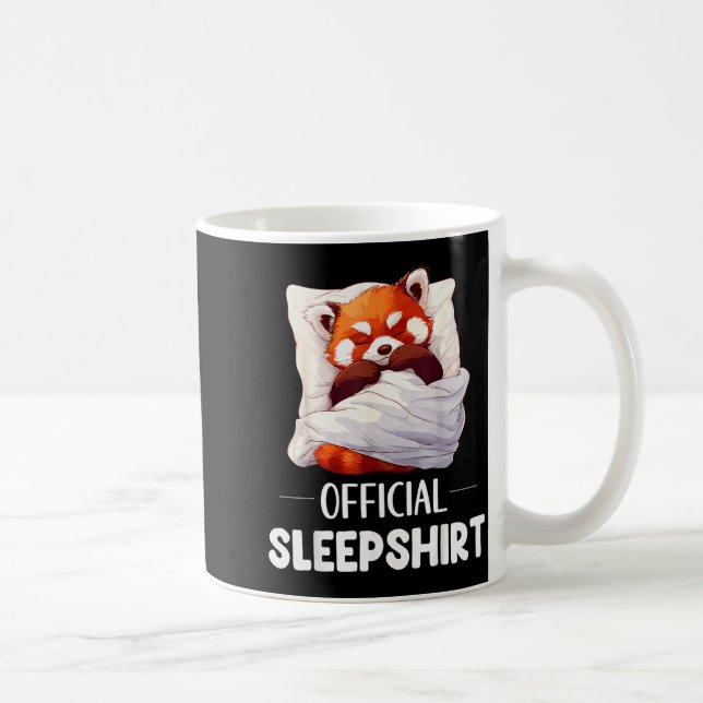 Taza De Café Sleepshirt Sleeng Red Panda Animal Lovers Pajama  (Derecha)