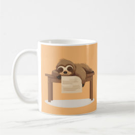 Taza De Café Sleepy Adorable Studing Sloinking