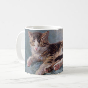 Taza De Café Sleepy Kitten por Henriette Ronner-Knip