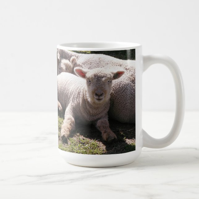 Taza De Café Sleepy Lambs (Derecha)