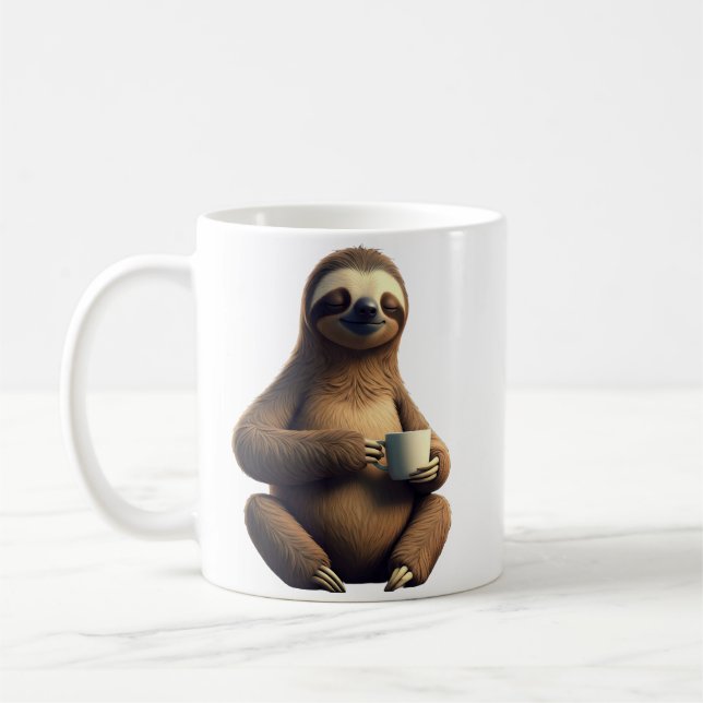Taza De Café Sleepy Like A Sloth Mug (Izquierda)