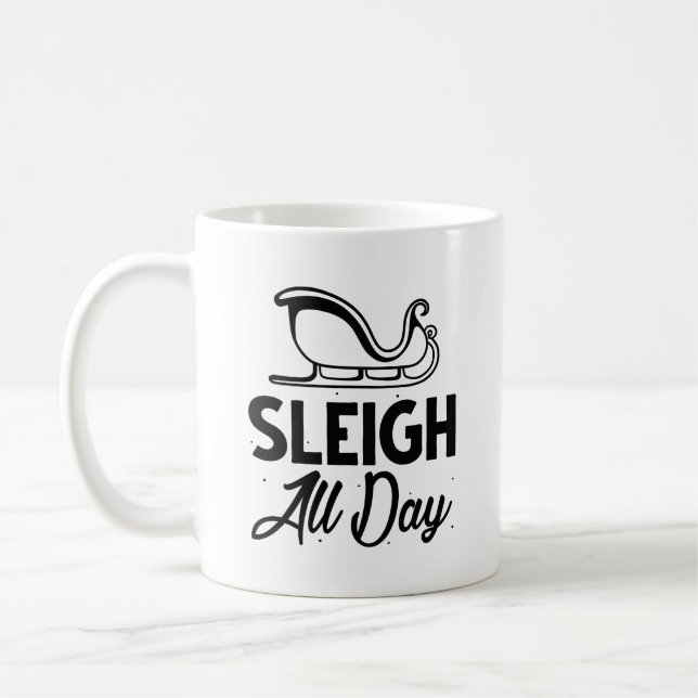 Taza De Café Sleigh All Day (Izquierda)