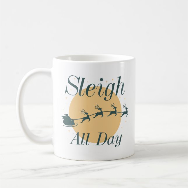 Taza De Café Sleigh All Day (Izquierda)