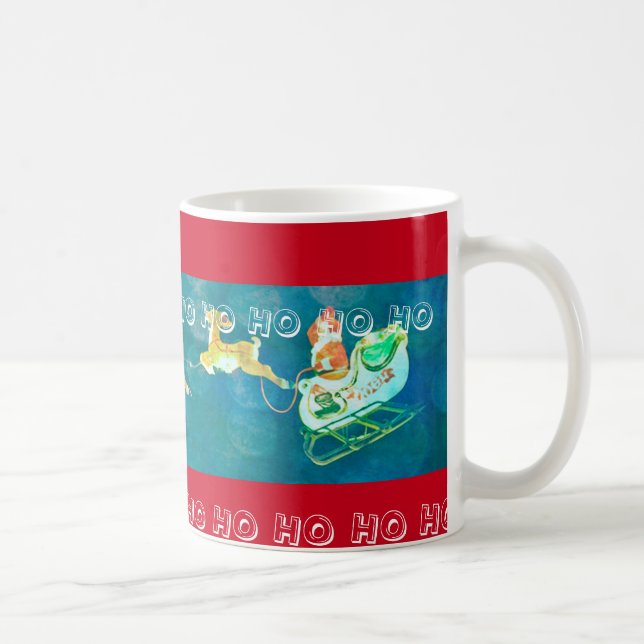 Taza De Café Sleigh de Santa (Derecha)