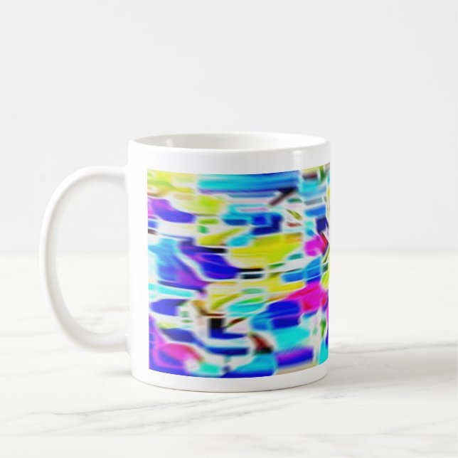 Taza De Café Sliding Color Lines (Izquierda)