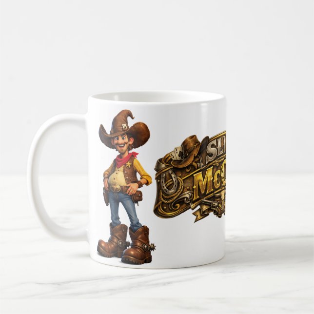 Taza De Café Slim McCoy - Vaquero (Izquierda)
