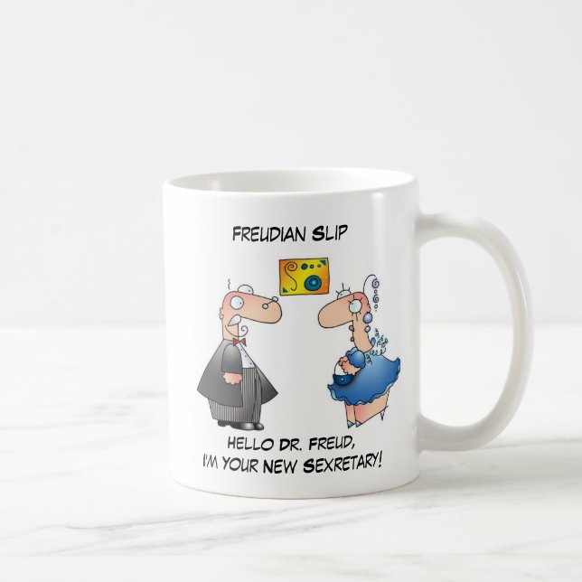 Taza De Café SLIP FREUDIANO en abril McCallum (Derecha)