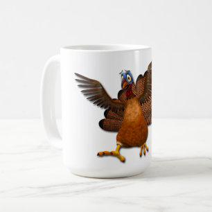 Taza De Café SlipperyJoe's Día de Acción de Gracias gorgotea re