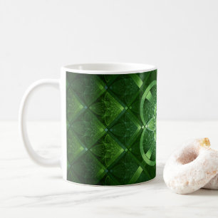 Taza De Café SlipperyJoe's Día de San Patricio brilla forma de
