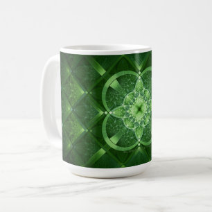 Taza De Café SlipperyJoe's Día de San Patricio cuatro hojas bri