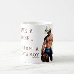 Taza De Café SlipperyJoe's Save a horse Ride A Cowboy gorra mus