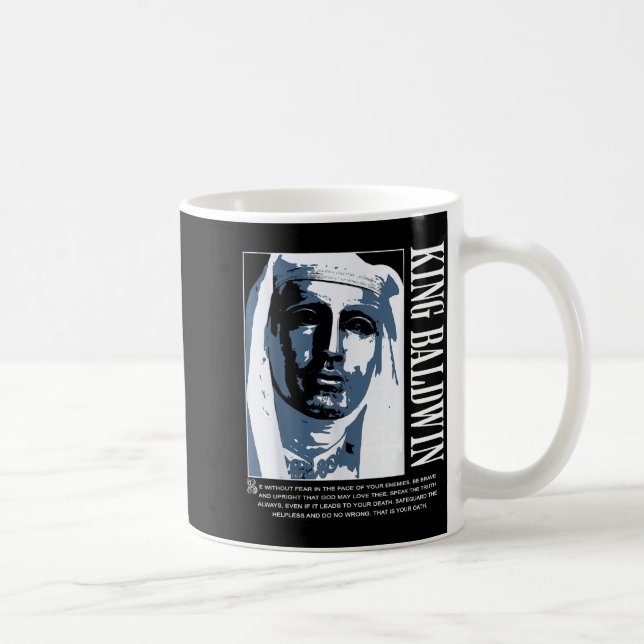 Taza De Café Sliver Mask King Baldwin Iv Meme The Leper King Wa (Derecha)