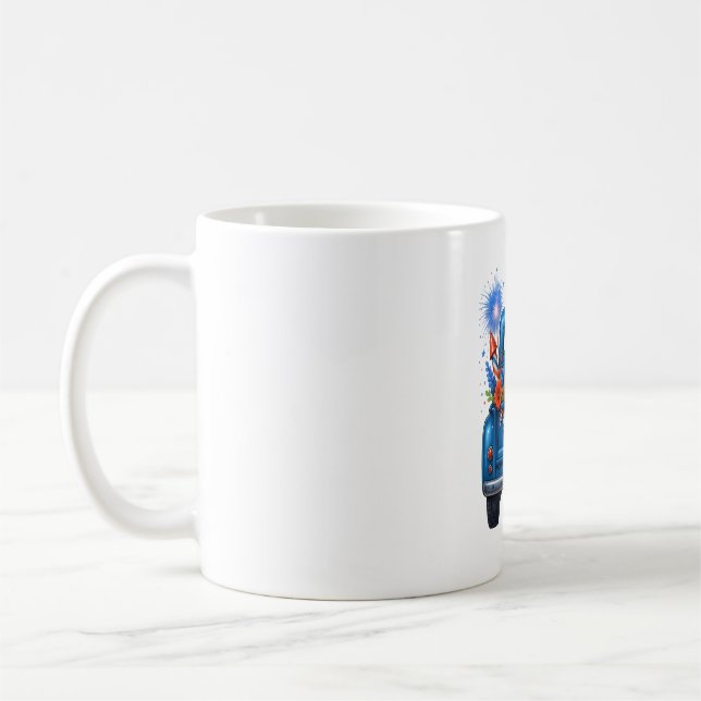 Taza De Café Sloth 4 de julio Estados Unidos (Izquierda)