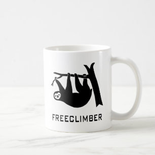 Taza De Café sloth faultier animal pútrido climber freeclimber