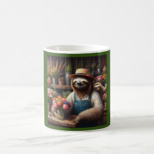 Taza De Café Sloth Florist