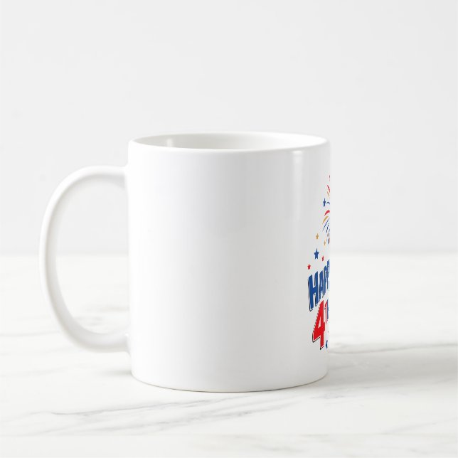 Taza De Café Sloth Happy 4Rocket Fireworks Estados Unidos (Izquierda)