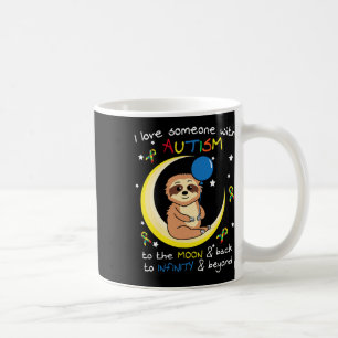 Taza De Café Sloth Love a alguien con el rompecabezas de Guay A