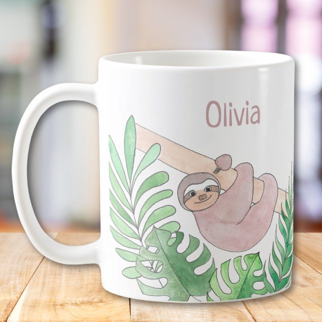 Taza De Café Sloth personalizado (Subido por el creador)