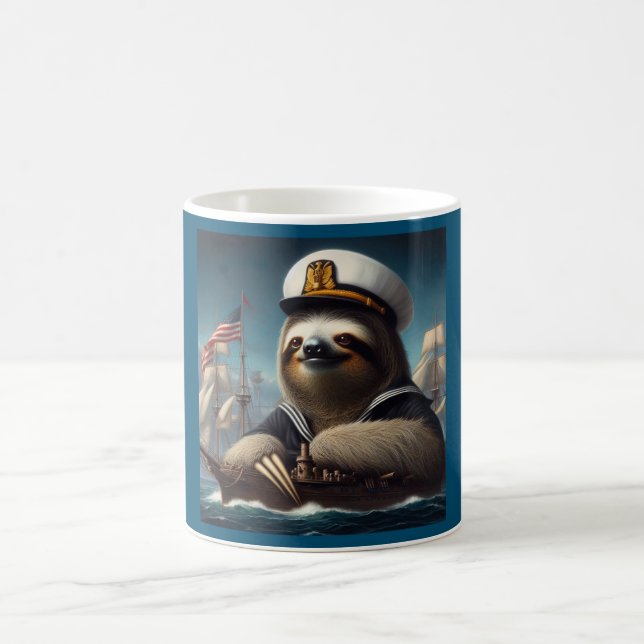Taza De Café Sloth Sailor (Centro)