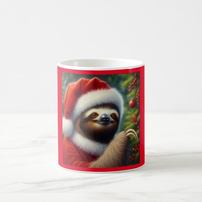 Taza De Café Sloth Santa Claus (Centro)