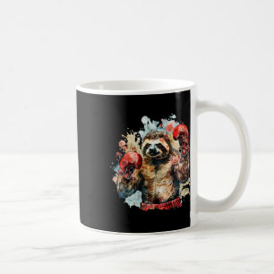 Taza De Café Slots Boxer Con Guantes De Boxeo Kickboxing Funny