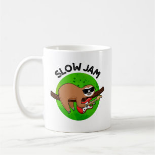 Taza De Café Slow Jam Funny Music Animal Pun