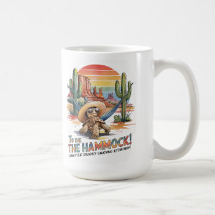 Taza De Café Slow Steady Retirement Vibes Desert Sunset