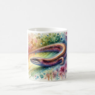 Taza De Café Slowworm 010824AREF140 - Watercolor
