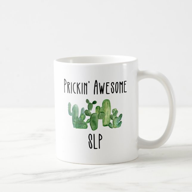 Taza De Café SLP Speech Therapist Pathologist Teacher Gift (Derecha)