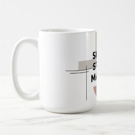 Taza De Café Small Steps Matter Geometric Mug