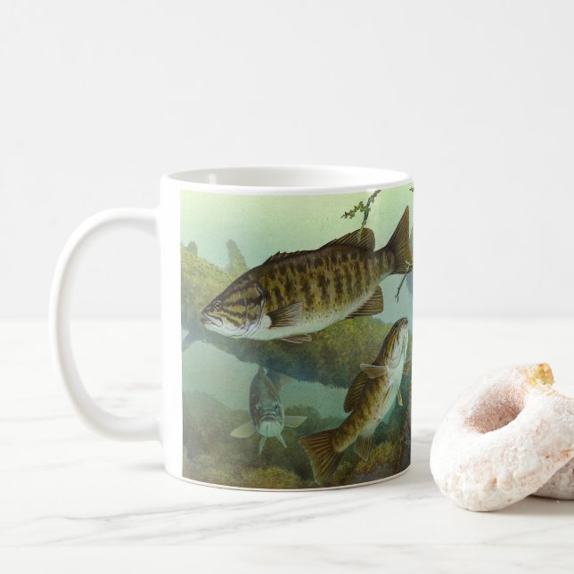 Taza De Café Smallmouth bass (Con donut)