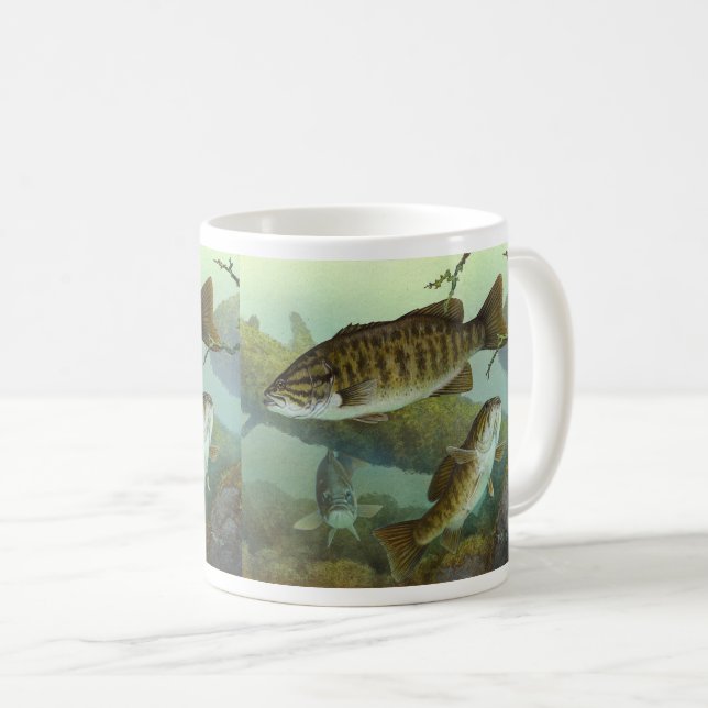 Taza De Café Smallmouth bass (Anverso derecho)