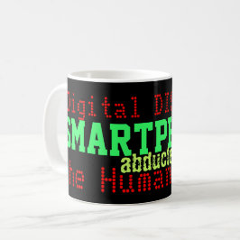 Taza De Café Smartphones Digital Distress Humor Mug