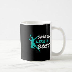 Taza De Café Smash Como Un Jefe Badminton Speedminton Crossmint