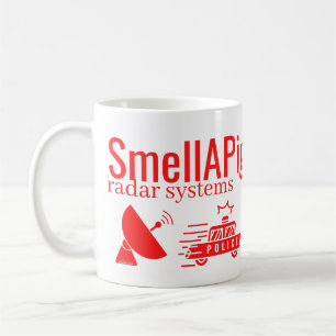 Taza De Café SMELLAPIG RADAR SYSTEMS gracioso sarcástico