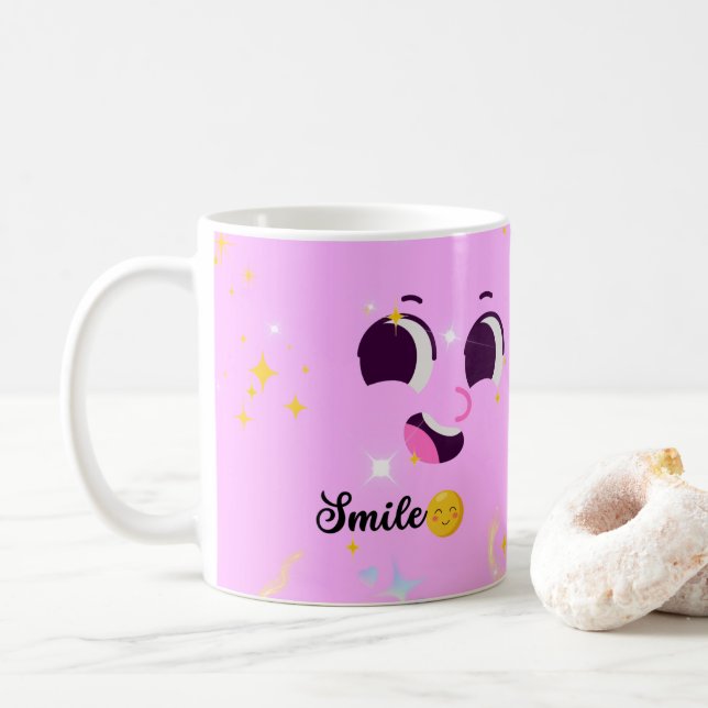 Taza De Café Smile Cute Kawaii & Always With Love Mug (Con donut)