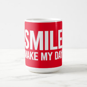 Taza De Café SMILE Hagan mi día