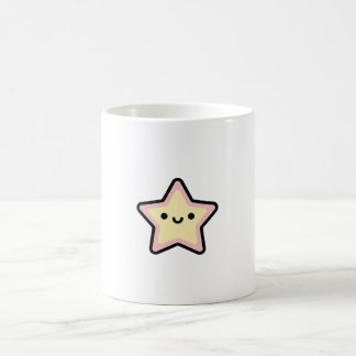 Taza De Café Smiling Star – Cute Kawaii Illustration