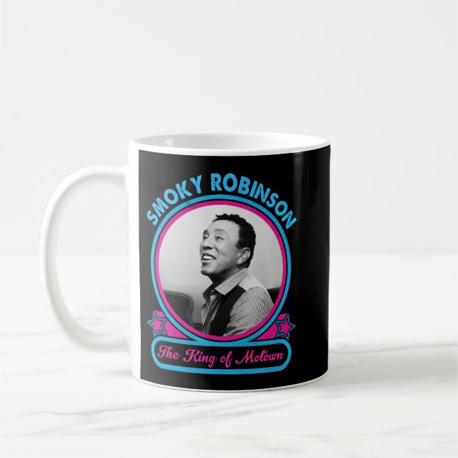 Taza De Café Smokey Robinson El Rey De Motown (Izquierda)