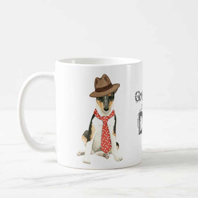 Taza De Café Smooth Collie Dad (Izquierda)