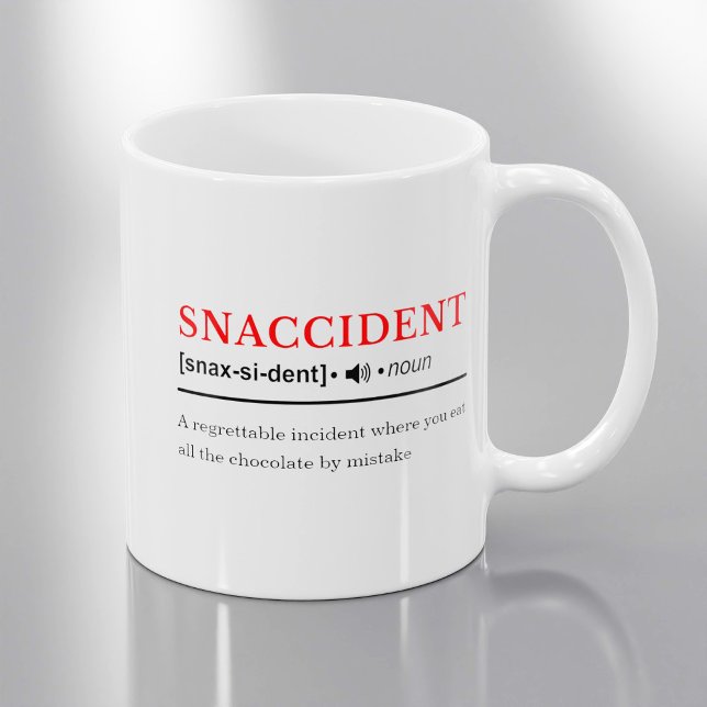 Taza De Café Snaccidente - Definición del diccionario del Perso (Subido por el creador)