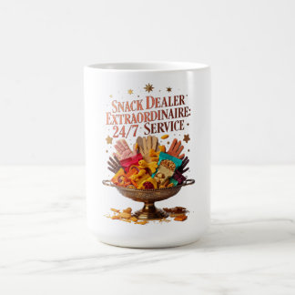 Taza De Café Snack Dealer Extraordinaire Tee | 24/7 Service Fun