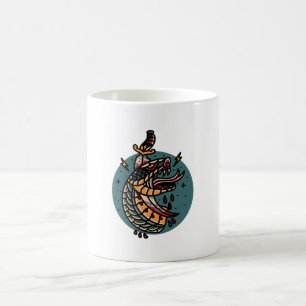 Taza De Café Snake and Dagger