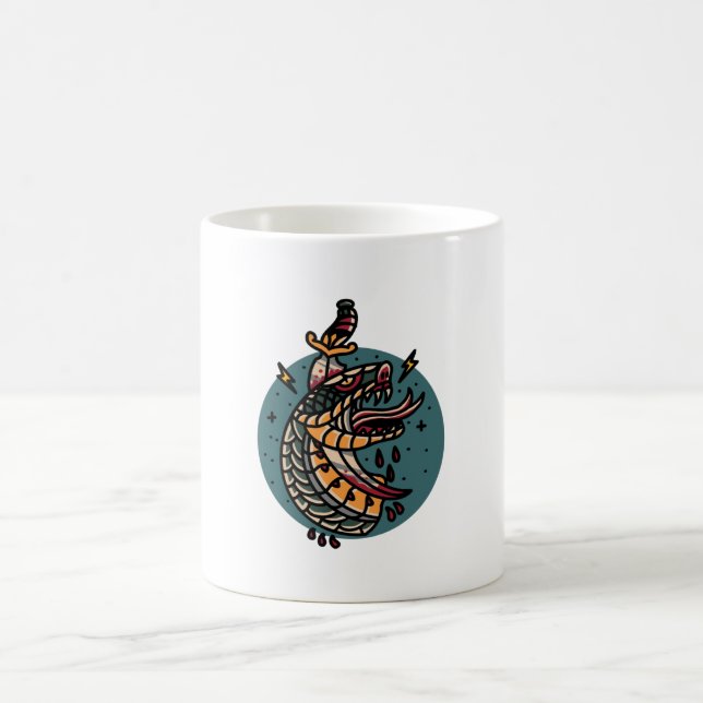 Taza De Café Snake and Dagger (Centro)