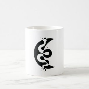 Taza De Café Snake and Moon