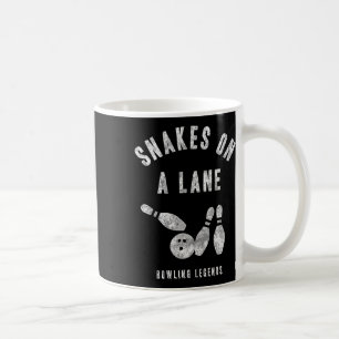 Taza De Café Snakes De Camisas De Equipo De Boliche En Una Carr